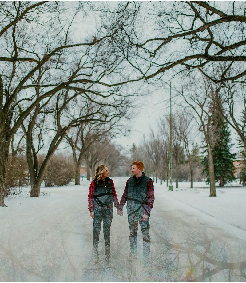Regina Photographer Winter Engagement Session